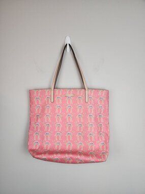 ! As Is ! Kate Spade Spice Things Up Camel Print Shopper Tote Bag DIY Repair
